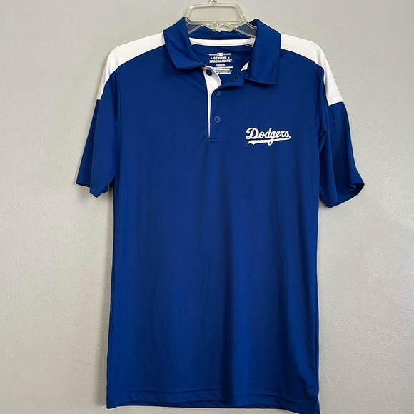 MLB Other - MLB Genuine Merchandise men Los Angeles Dodgers blue & white polo